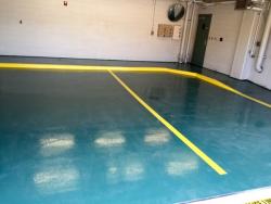 Epoxy floor solid color system